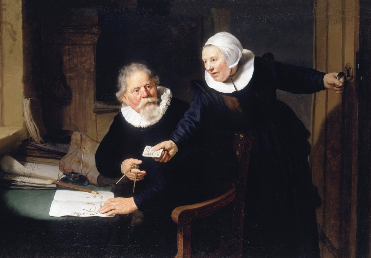 Rembrandt 'The Shipbuilder and his Wife - Jan Rijcksen and his Wife, Griet Jans' - World of Art Global Limited