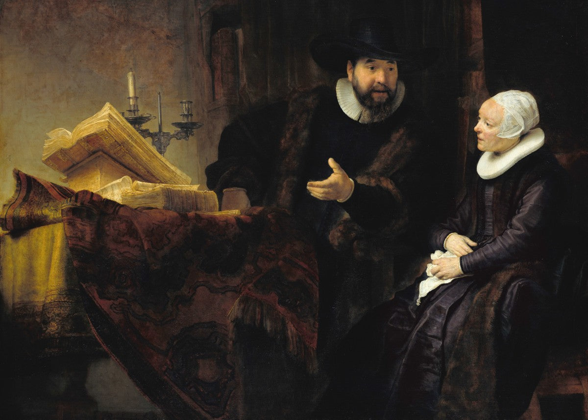 Rembrandt 'The Mennonite Preacher Anslo and his Wife' - World of Art Global Limited