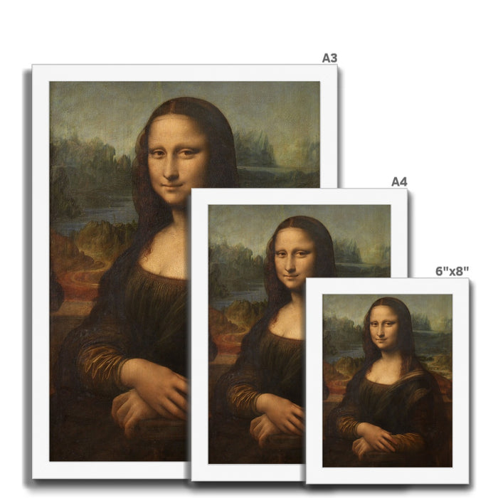Leonardo da Vinci 'Mona Lisa' Framed Print