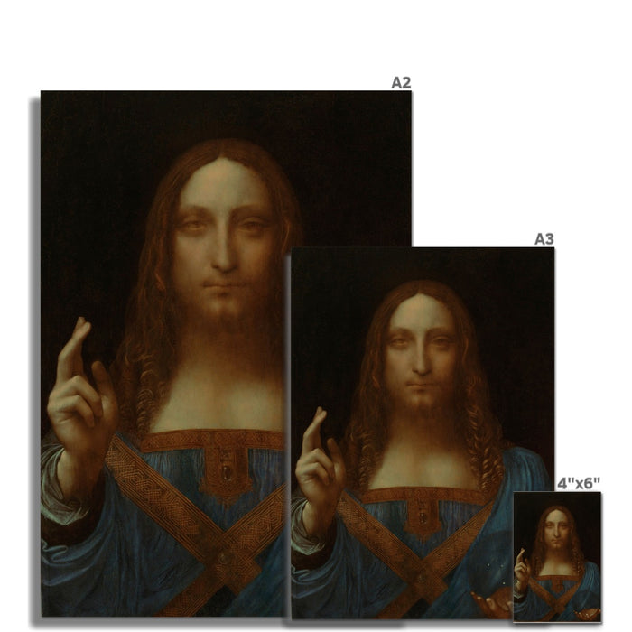 Leonardo da Vinci 'Salvator Mundi' Rolled Eco Canvas