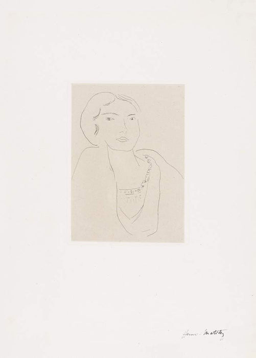 Henri Matisse 'Emma', France, 1916-17, Reproduction 200gsm A3 Vintage Classic Art Poster