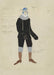 Alexandra Exter 'Costume Design for Aviator in 'The Sports and Touring Revue', Poland, 1925, Reproduction 200gsm A3 Vintage Ballet Poster - World of Art Global Limited