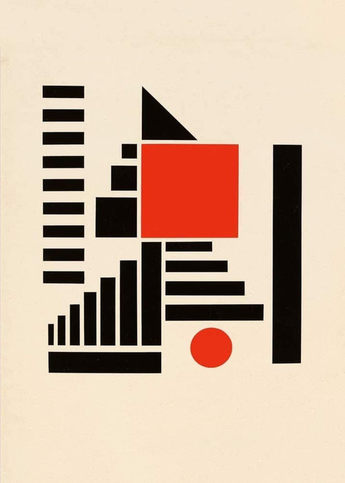 Henryk Berlewi 'Neoplasticism Construction Mecano-Factura', Poland, 1924, Reproduction 200gsm A3 Vintage Neoplasticism Constructivism Art Poster