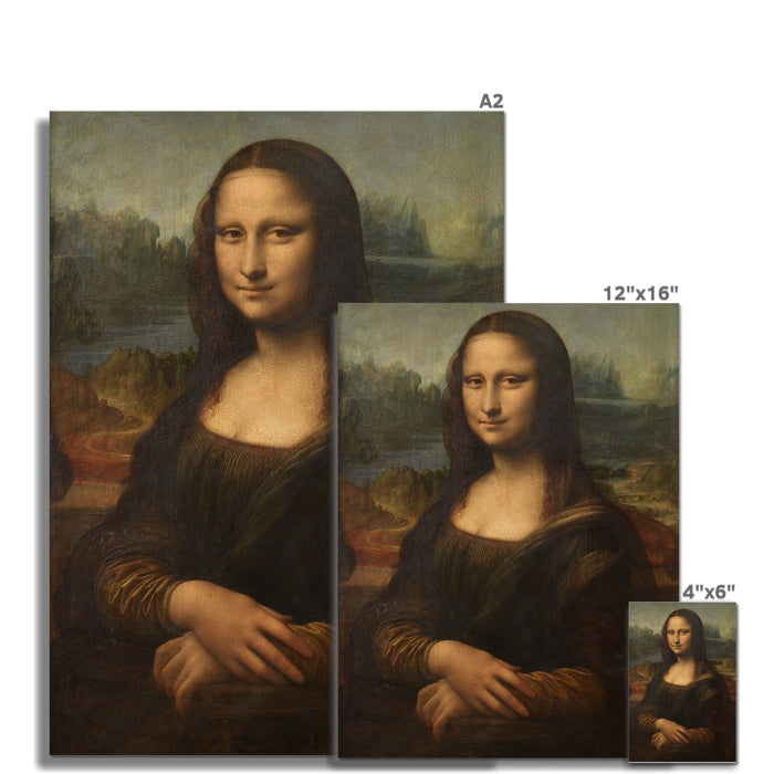 Leonardo da Vinci 'Mona Lisa' Rolled Canvas