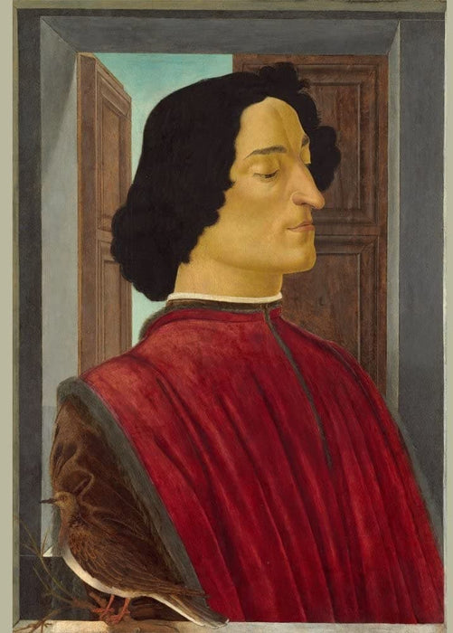 Sandro Botticelli 'Giuliano de' Medici', Circa. 1478-1480, Reproduction 200gsm A3 Classic Art Poster