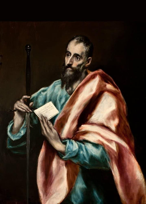 El Greco 'Apostle Saint Paul', 1610-1614, Spain, Reproduction 200gsm A3 Classic Art Poster - World of Art Global Limited