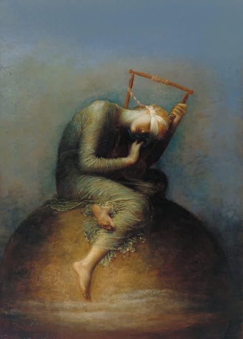 George Frederic Watts and Assistants 'Hope', England, 1886, Reproduction 200gsm A3 Vintage Classic Art Poster - World of Art Global Limited