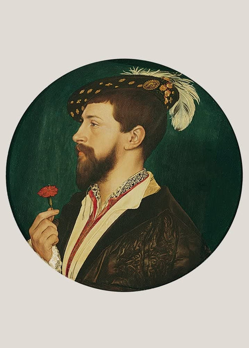 Hans Holbein The Younger 'Portrait of Simon George of Cornwall', Germany, 1535-40, Renaissance, Reproduction 200gsm A3 Vintage Classic Art Poster