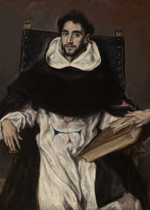 El Greco 'Fray Hortensio Felix Paravicino, Detail', 1609, Spain, Reproduction 200gsm A3 Classic Art Poster - World of Art Global Limited