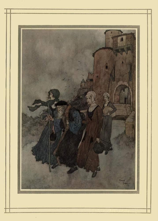 Edmund Dulac 'The Wind's Tale', from 'Stories from Hans Christian Andersen', France, 1911, Reproduction 200gsm A3 Vintage Classic Art Poster - World of Art Global Limited