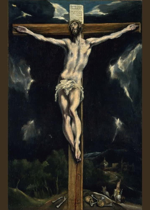 El Greco 'Christ on The Cross', Spain, Reproduction 200gsm A3 Classic Art Poster - World of Art Global Limited