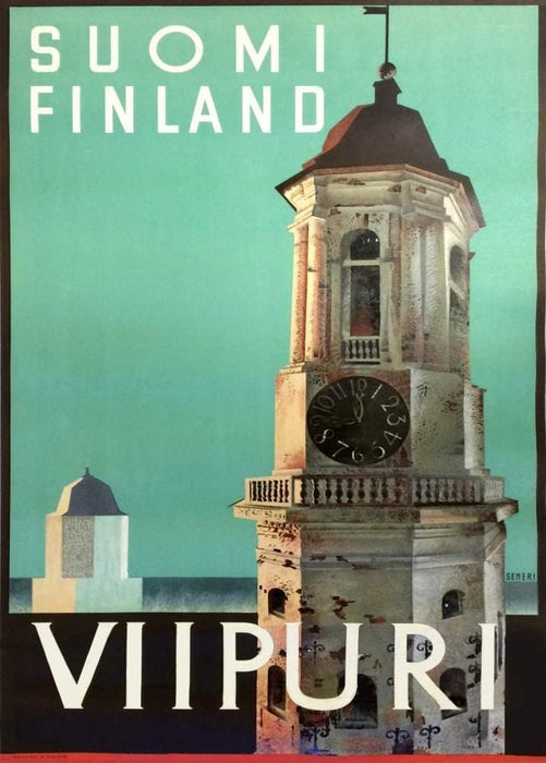 Vintage Travel Finland 'Viipuri Province', Circa. 1930's, Reproduction 200gsm A3 Vintage Art Deco Travel Poster