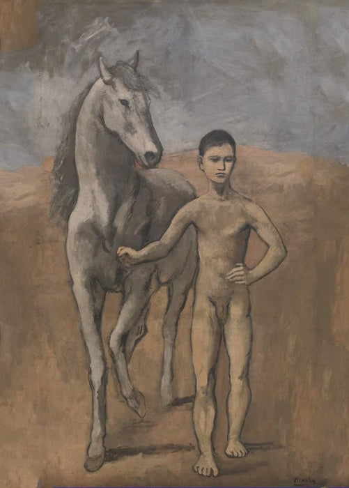 Picasso 'Boy Leading a Horse', Spain, 1905-06, Reproduction 200gsm A3 Vintage Classic Art Poster