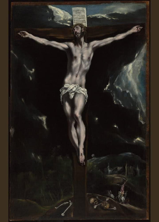 El Greco 'Christ on The Cross', 1600-1610, Spain, Reproduction 200gsm A3 Classic Art Poster - World of Art Global Limited