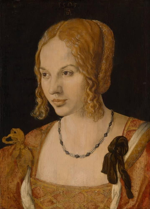 Albrecht Durer 'Portrait of a Young Venetian Woman', Germany, 1505, Reproduction 200gsm A3 Vintage Classic Art Poster - World of Art Global Limited