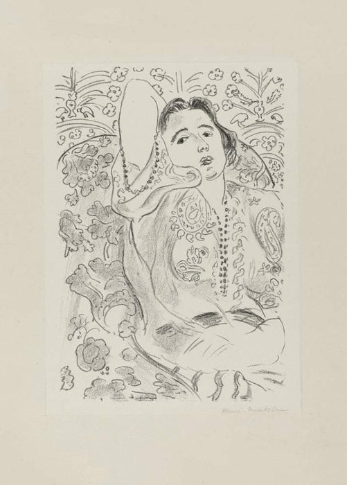 Henri Matisse 'Arabesque', France, 1924, Reproduction 200gsm A3 Vintage Classic Art Poster