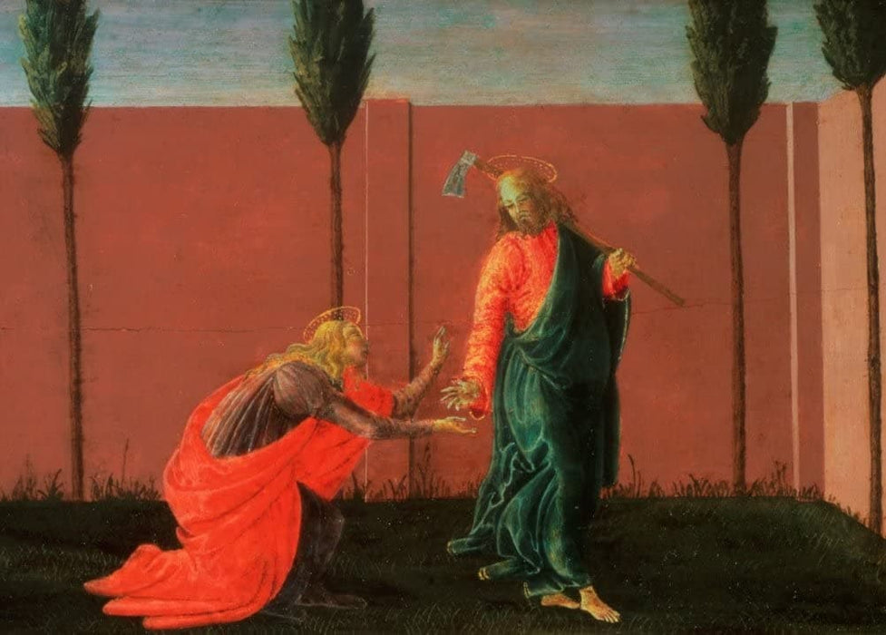 Sandro Botticelli 'Noli Me Tangere, Detail', Italy, 1484-91, Reproduction 200gsm A3 Classic Art Poster