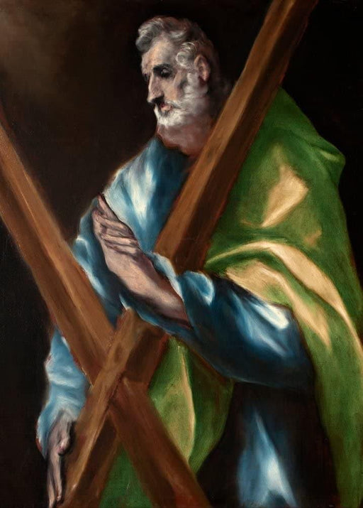 El Greco 'St. Andrew, Detail', 1610-1614, Spain, Reproduction 200gsm A3 Classic Art Poster - World of Art Global Limited