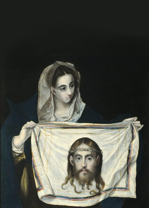 El Greco 'La Veronica con la Santa Faz', 1580, Spain, Reproduction 200gsm A3 Classic Art Poster - World of Art Global Limited