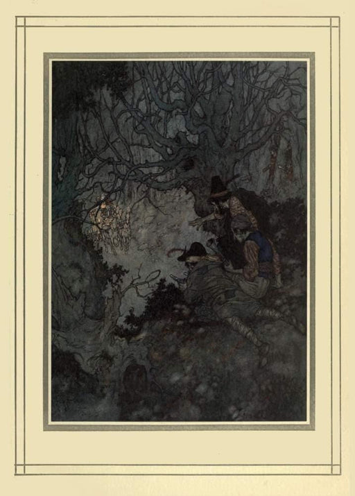 Edmund Dulac 'The Little Robber Girl', from 'Stories from Hans Christian Andersen', France, 1911, Reproduction 200gsm A3 Vintage Classic Art Poster - World of Art Global Limited