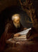 Gerrit Dou 'A Hermit Saint Reading in his Cave, Detail', Netherlands, 1665, Reproduction 200gsm A3 Vintage Classic Art Poster - World of Art Global Limited