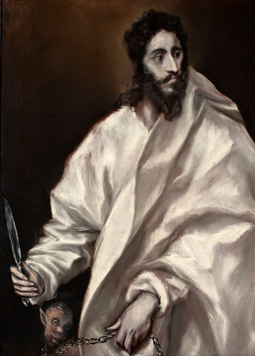 El Greco 'Saint Bartholomew, Detail', 1610-1614, Spain, Reproduction 200gsm A3 Classic Art Poster - World of Art Global Limited