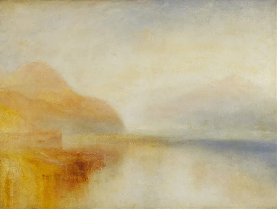 J.M.W Turner 'Inverary Pier, Loch Fyne, Morning', England, Circa. 1845, Reproduction Vintage 200gsm A3 Classic Art Poster