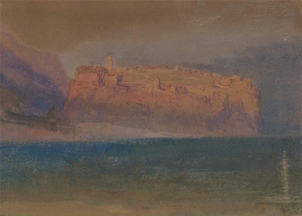 J.M.W Turner 'Corsica', England, 1830-35, Reproduction Vintage 200gsm A3 Classic Art Poster