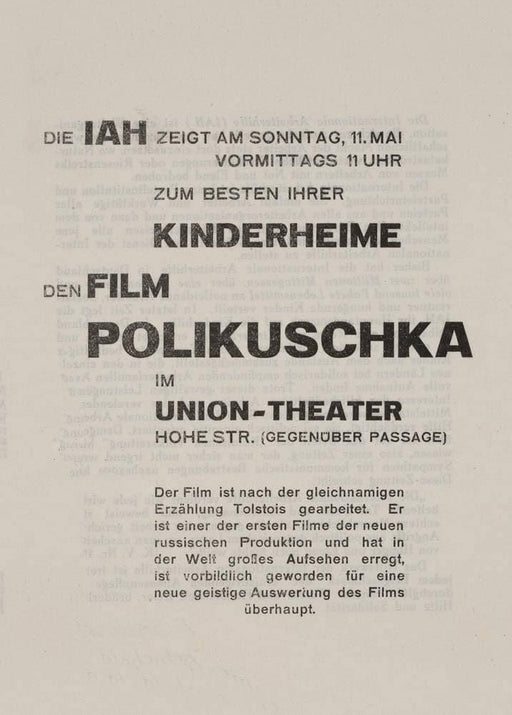 Franz Wilhelm Seiwert 'Film Polikuschka', Germany, 1920-30's, Reproduction 200gsm A3 Vintage Bauhaus Constructivism Art Poster - World of Art Global Limited