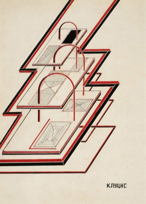 Gustav Klutsis 'Dynamics', Russia, 1931, Reproduction 200gsm A3 Vintage Russian Communist Constructivism Poster - World of Art Global Limited
