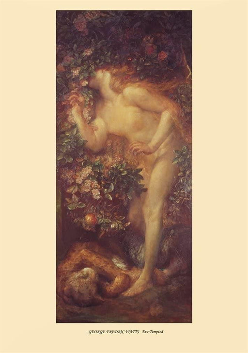 George Frederic Watts 'Eve Tempted', England, 1884, Reproduction 200gsm A3 Vintage Classic Art Poster - World of Art Global Limited