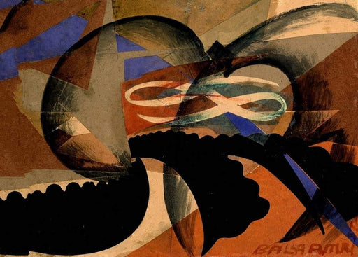 Giacomo Balla 'Expansion of Spring', Italy, 1918, Futurism, Reproduction 200gsm A3 Vintage Classic Art Poster - World of Art Global Limited