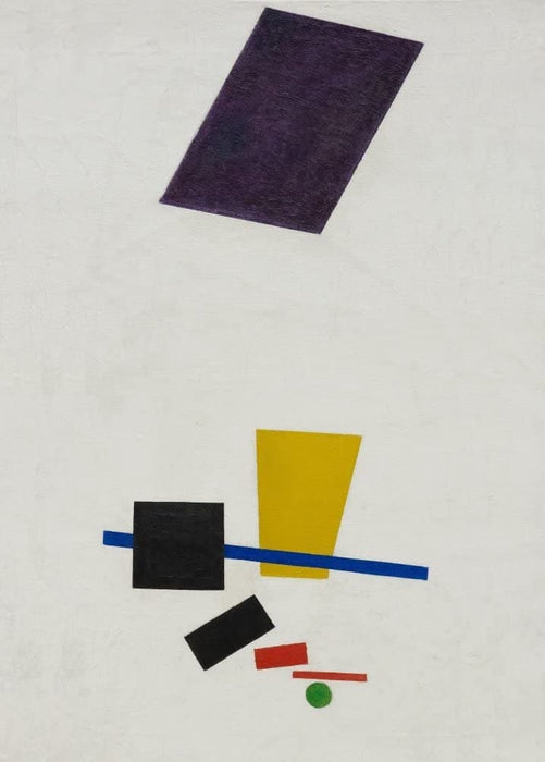 Kazimir Malevich 'Painterly Realism of a Football Player, Color Masses in The 4th Dimension', Russia, 1915 Reproduction 200gsm A3 Vintage Classic Suprematism Poster