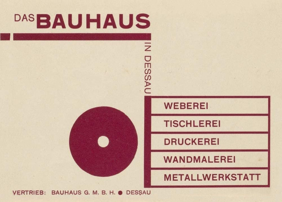 Vintage Bauhaus 'Das Bauhaus in Dessau', Germany, 1925, Joost Schmidt, Reproduction 200gsm A3 Vintage Bauhaus Poster