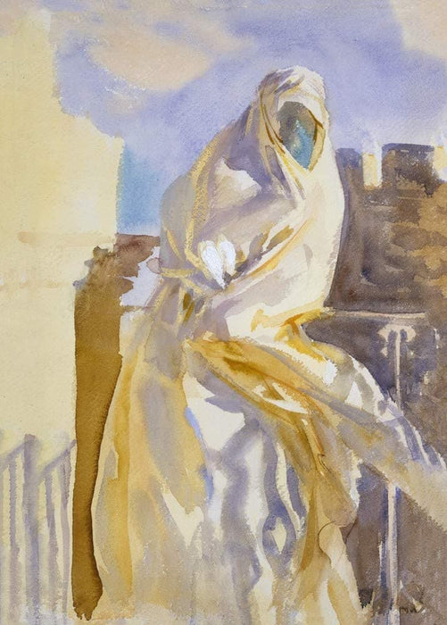 John Singer Sargent 'Arab Woman', U.S.A, 1905-06, Reproduction 200gsm A3 Vintage Classic Art Poster