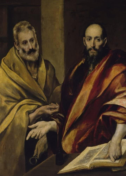 El Greco 'St. Peter and St. Paul, Detail', 1587-92, Spain, Reproduction 200gsm A3 Classic Art Poster - World of Art Global Limited