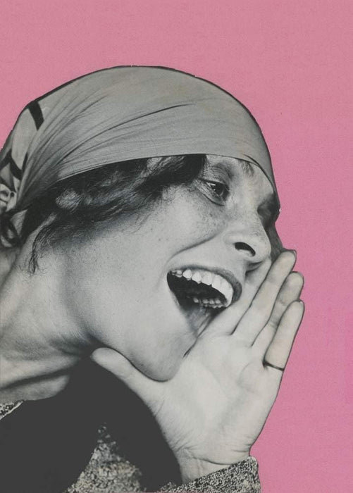 Alexander Rodchenko 'Lilya Brik', Pink Version, 1924, Reproduction 200gsm Vintage Russian Constructivism Poster - World of Art Global Limited