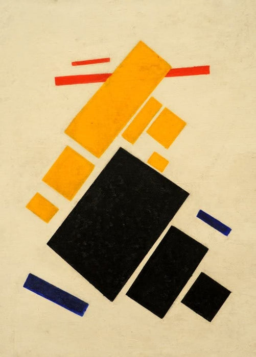 Kazimir Malevich 'Aeroplane Flying', Russia, 1915 Reproduction 200gsm A3 Vintage Classic Suprematism Poster