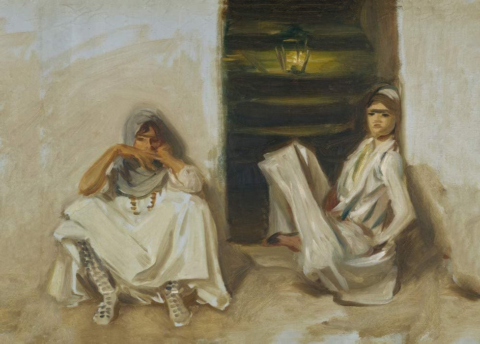 John Singer Sargent 'Two Arab Women', U.S.A, 1905, Reproduction 200gsm A3 Vintage Classic Art Poster