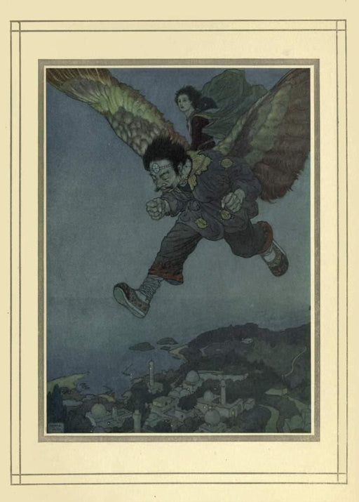 Edmund Dulac 'The Garden of Paradise', from 'Stories from Hans Christian Andersen', France, 1911, Reproduction 200gsm A3 Vintage Classic Art Poster - World of Art Global Limited
