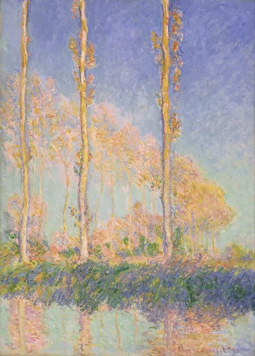 Claude Monet 'Poplars', France, 1891, Reproduction Vintage 200gsm A3 Classic Poster - World of Art Global Limited