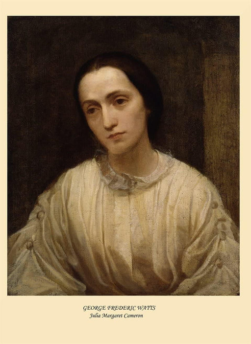 George Frederic Watts 'Julia Margaret Cameron', England, 1850, Reproduction 200gsm A3 Vintage Classic Art Poster - World of Art Global Limited