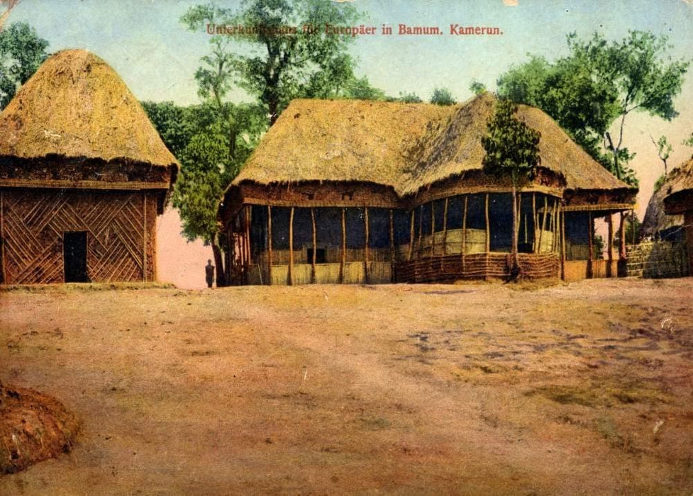 Vintage Travel Cameroon 'Missionary Housing in Barnum Village', 1904, Reproduction 200gsm A3 Vintage Travel Poster