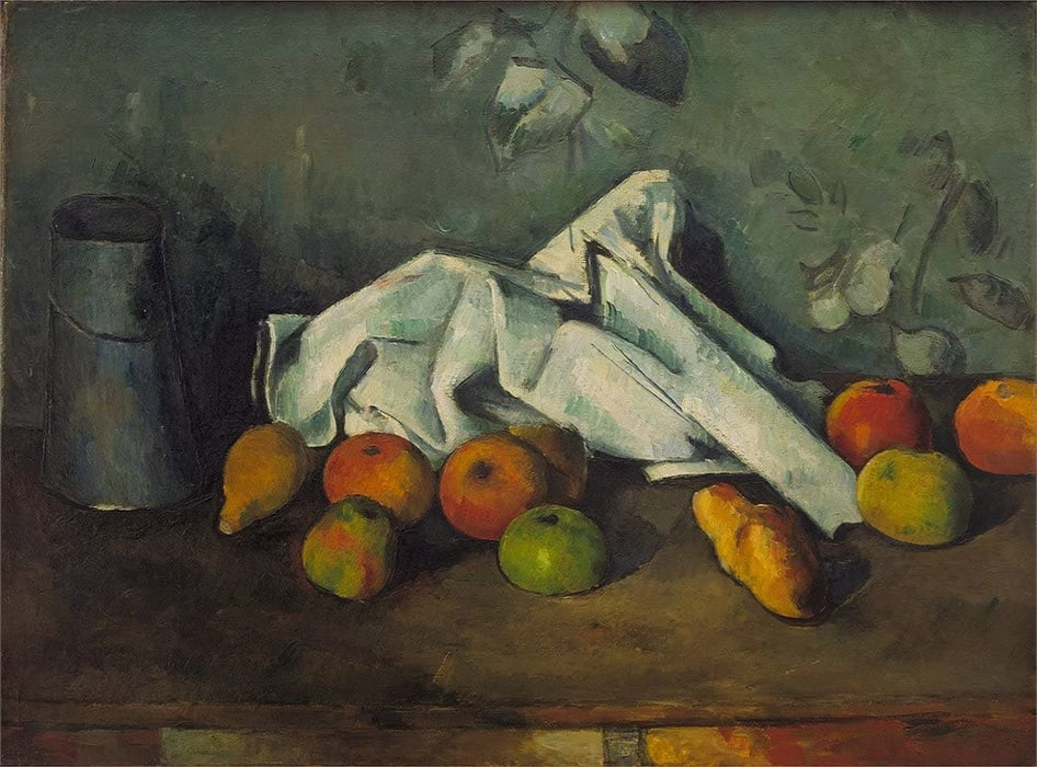 Paul Cezanne 'Milk Can and Apples', France, 1879-80, Reproduction 200gsm A3 Vintage Classic Art Poster