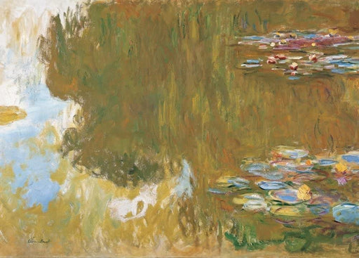 Claude Monet 'The Water Lily Pond, Detail', France, 1917-19, Impressionism, Reproduction 200gsm A3 Vintage Classic Art Poster - World of Art Global Limited