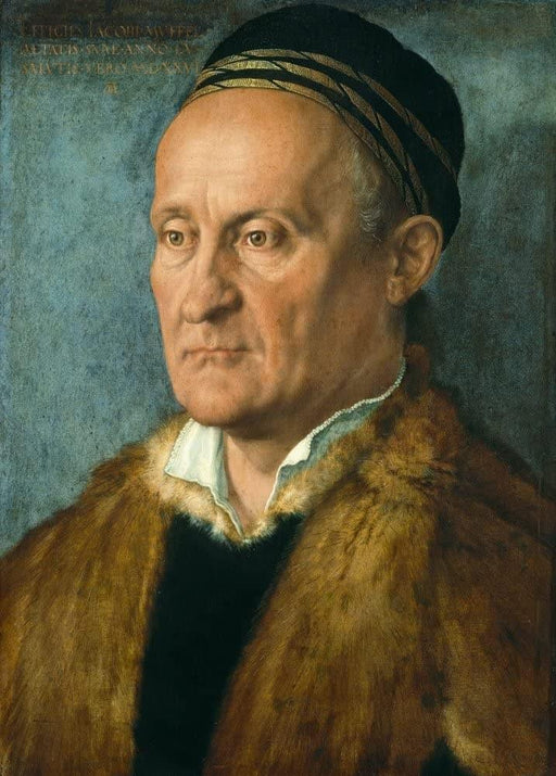 Albrecht Durer 'Portrait of Jakob Muffel', Germany, 1526, Reproduction 200gsm A3 Vintage Classic Art Poster - World of Art Global Limited