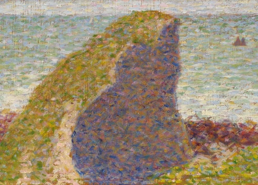 Georges Seurat 'Study for Le Bec du Hoc, Grandcamp', France, 1885, Reproduction 200gsm A3 Vintage Classic Art Poster - World of Art Global Limited