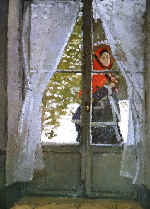 Claude Monet The Red Kerchief, Portrait of Camille Monet', France, 1873, Reproduction Vintage 200gsm A3 Classic Poster - World of Art Global Limited