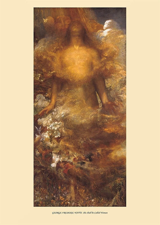 George Frederic Watts 'She Shall Be Called Woman', England, 1880, Reproduction 200gsm A3 Vintage Classic Art Poster - World of Art Global Limited