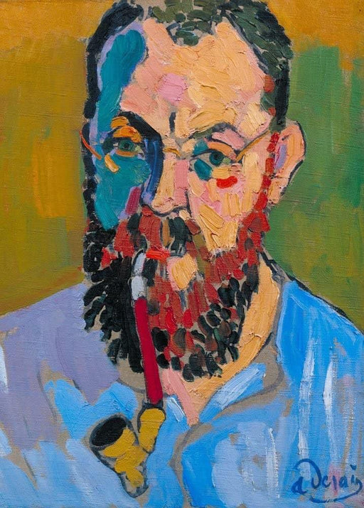 Andre Derain 'Portrait of Matisse', France, 1905, Reproduction Vintage 200gsm A3 Classic Art Poster - World of Art Global Limited